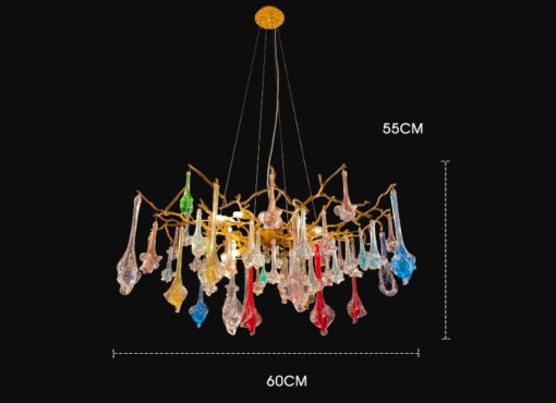 Đèn chùm serip đồng(SRD07) - Hình ảnh 4