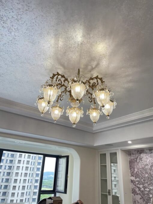 Đèn chùm đồng kiểu pháp(DCD08) - Hình ảnh 5