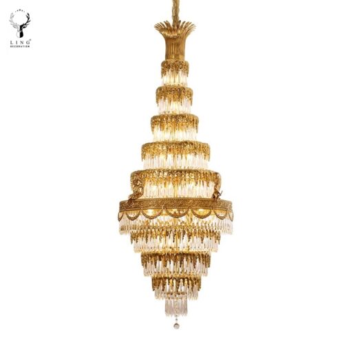 Đèn chùm đồng châu âu(DCD09)