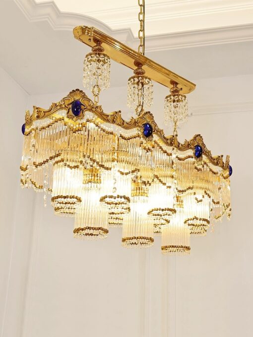 Đèn chùm đồng kiểu pháp(DCD15) - Hình ảnh 2