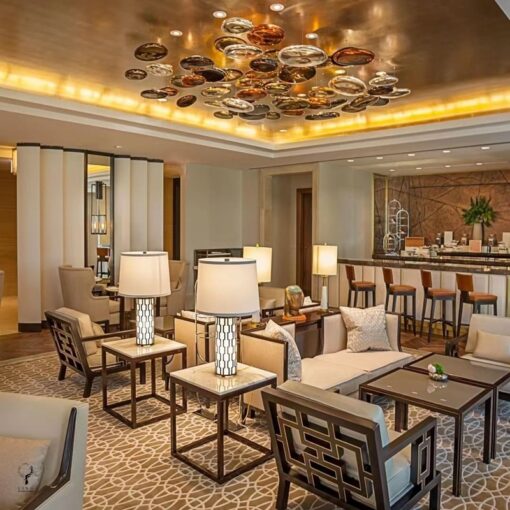 Đèn chùm thiết kế thông tầng(DTK40) - Hình ảnh 5