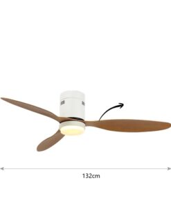Quạt trần bắc âu kèm đèn LED(LQT08)