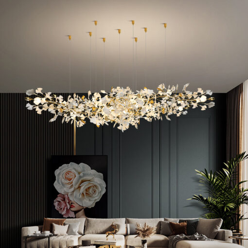 Đèn chùm lá Ginkgo(HD16) - Hình ảnh 3