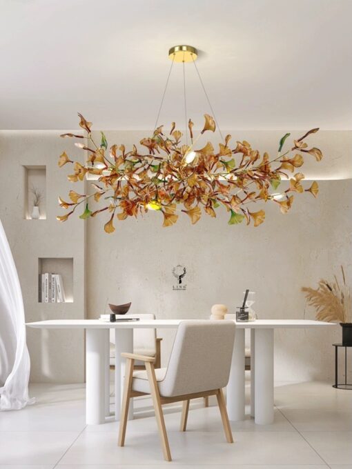 Đèn chùm lá Ginkgo(HD17) - Hình ảnh 3