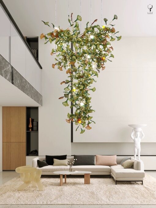 Đèn chùm lá Ginkgo(HD17) - Hình ảnh 4
