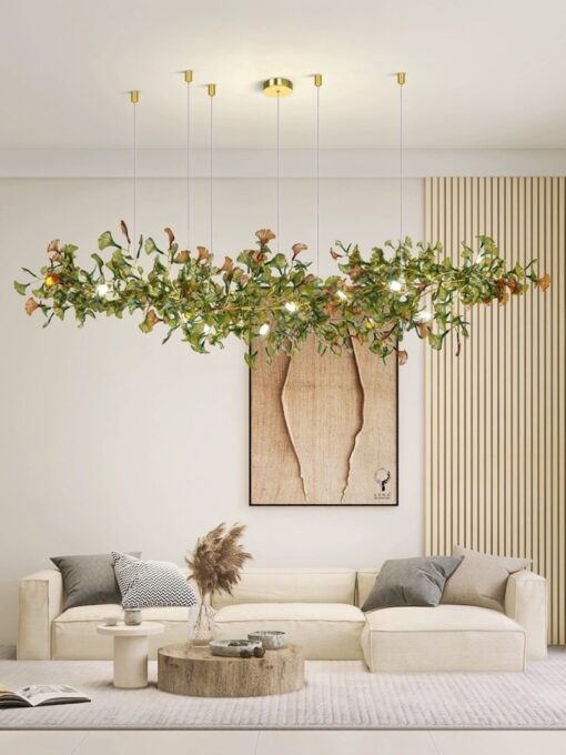 Đèn chùm lá Ginkgo(HD17) - Hình ảnh 5