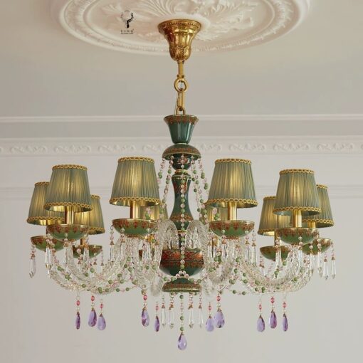 Đèn chùm đồng cổ điển châu âu(DCD25)