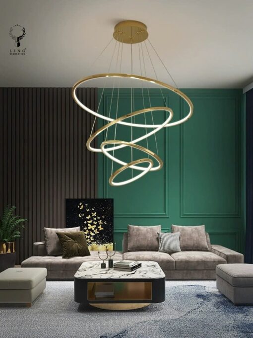 Đèn chùm thiết kế đèn LED sang trọng(DTK105)