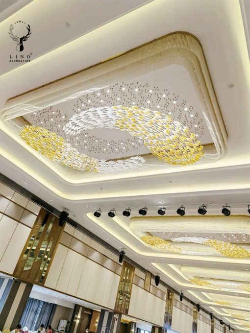 đèn chùm thiết kế pha lê(DTK101) - Hình ảnh 6