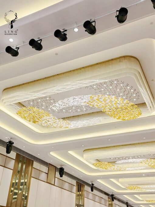 đèn chùm thiết kế pha lê(DTK101) - Hình ảnh 5