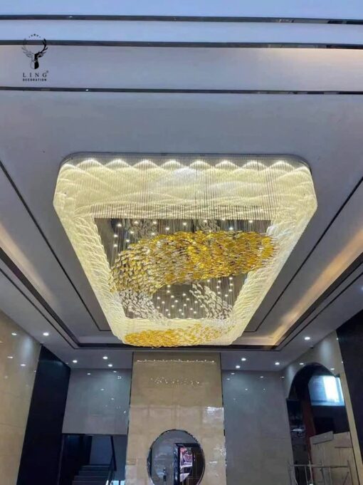 đèn chùm thiết kế pha lê(DTK101) - Hình ảnh 4