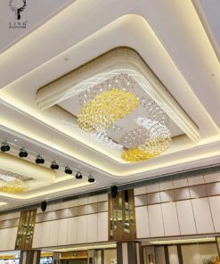 đèn chùm thiết kế pha lê(DTK101)