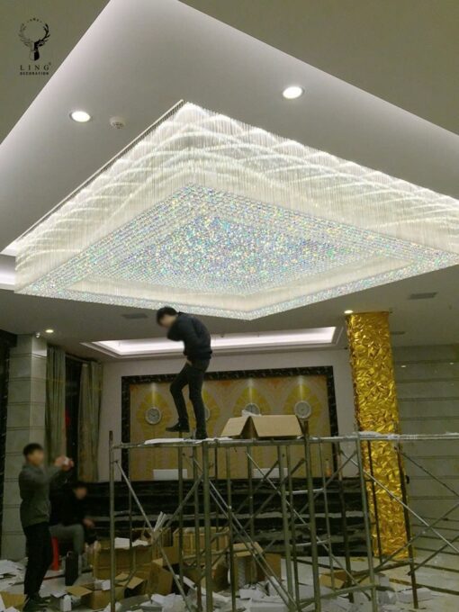 Đèn chùm thiết kế pha lê(DTK102)