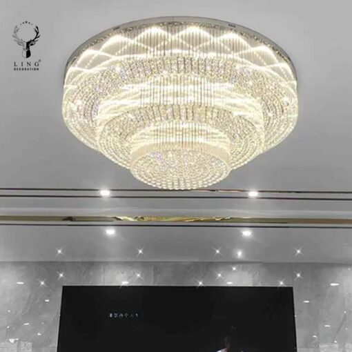 đèn chùm thiết kế pha lê(DTK108)